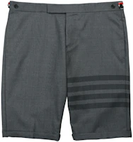 Thom Browne FW21 Slim-Fit Wool Blend Shorts 4-Bar Dark Grey MTC188A-04346-035 Thom Browne FW21 Slim-Fit Wool Blend Shorts 4-Bar Dark Grey MTC188A-04346-035