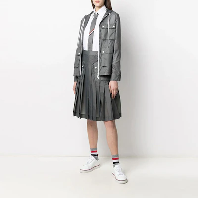 THOM BROWNE FW21 素色口袋灰色中長裙 FJK051A-06859-045 Purchase THOM BROWNE FW21 素色口袋灰色中長裙 FJK051A-06859-045