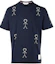Buy トムブラウン FW21 スティックマン グラフィック ブルー クルーネック Tシャツ MJS164A-07656-415