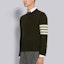Purchase THOM BROWNE FW21 Sweater Wool Crewneck Jalur - Hijau Rumput MKA317A-01085-320