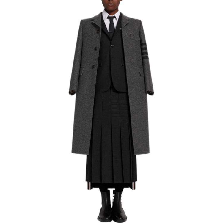 THOM BROWNE FW21 Striped Wool Long Sleeve Blazer Dark Gray Back to School MJC178A-03882-025 圖 3