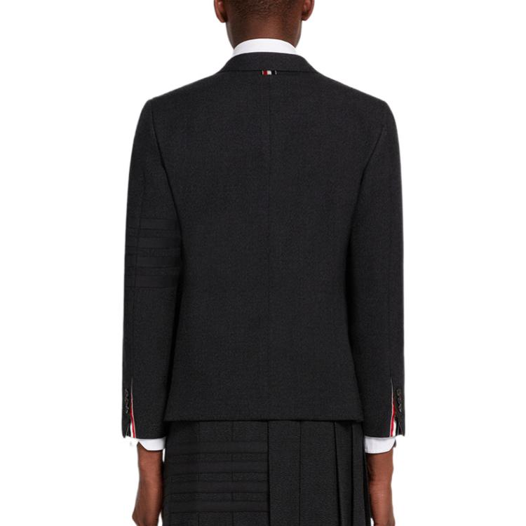THOM BROWNE FW21 Striped Wool Long Sleeve Blazer Dark Gray Back to School MJC178A-03882-025 圖 5