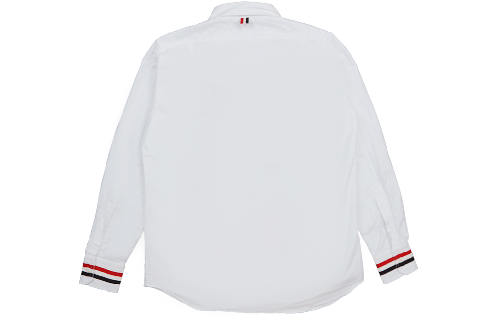 Lookbook 汤姆布朗 FW21 白色长袖衬衫 三色袖口标志款式 MWL289A-06177-100