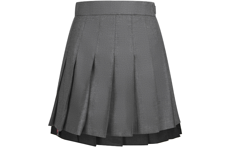 Lookbook 톰브라운 FW21 울 미니 주름 스커트 다크그레이 백투스쿨 FGC402V-00626-025