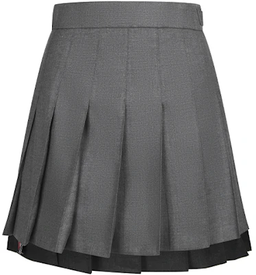 톰브라운 FW21 울 미니 주름 스커트 다크그레이 백투스쿨 FGC402V-00626-025 Lookbook 톰브라운 FW21 울 미니 주름 스커트 다크그레이 백투스쿨 FGC402V-00626-025