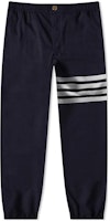 Thom Browne FW22 4-Bar Navy Zipper Sweatpants Casual Pants. MTT030A-06146-415 Thom Browne FW22 4-Bar Navy Zipper Sweatpants Casual Pants. MTT030A-06146-415