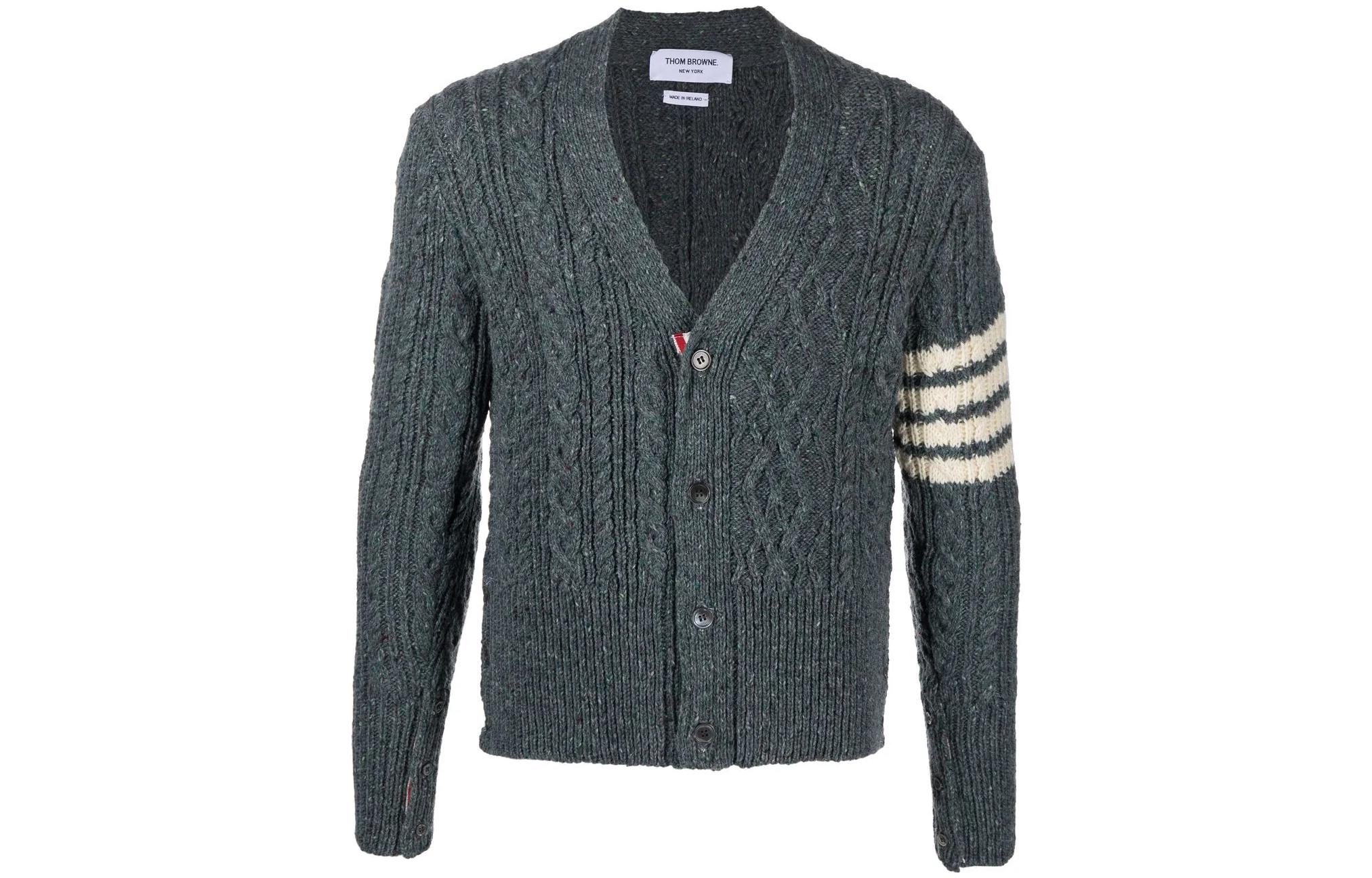 THOM BROWNE FW22  Classic Four-Bar Wool Cardigan Sweater Blue. MKC409A-Y1506-420 圖 2