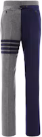Lookbook THOM BROWNE FW22 Colorblock Striped Straight-Leg Casual Pants. MTC001E-E0012-035