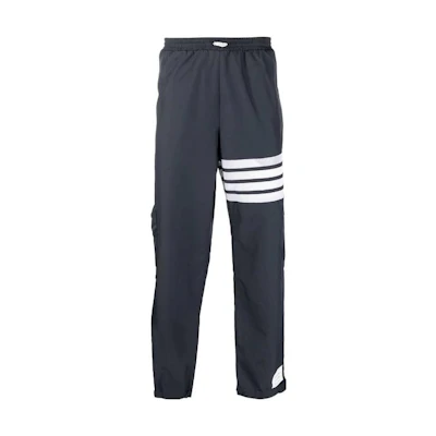 Thom Browne FW22 Four-Bar Knit Jogger Sweatpants Blue MJQ163A-F0197-415
