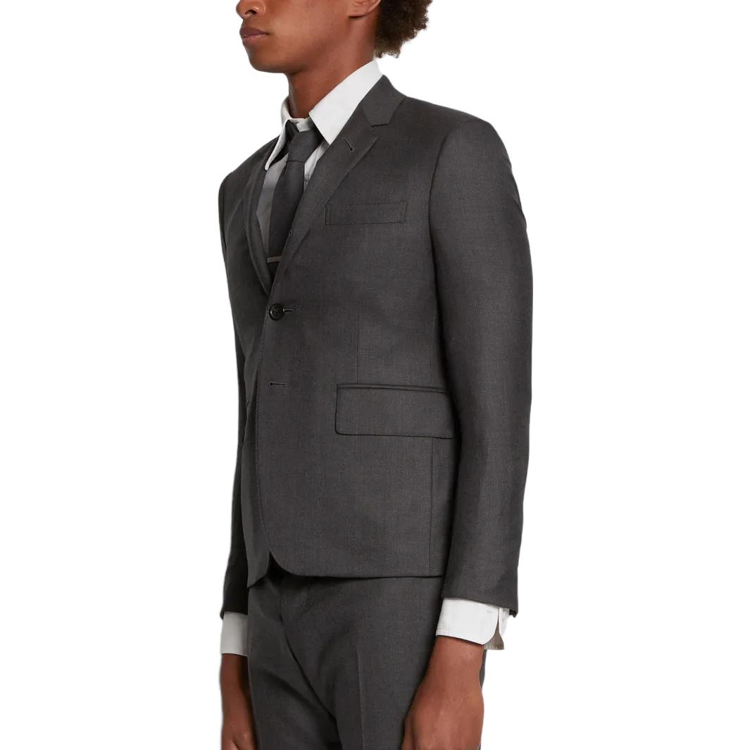 THOM BROWNE FW22  Gray Single-Breasted Long Sleeve Blazer Jacket. MSC159A-00626-025 圖 4