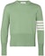 Buy 汤姆布朗 FW22 绿色4条纹羊毛针织毛衣套头衫 秋季款 MKA317A-Y1026-350