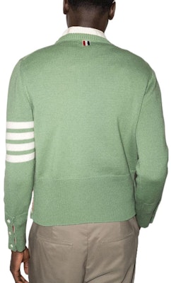 汤姆布朗 FW22 绿色4条纹羊毛针织毛衣套头衫 秋季款 MKA317A-Y1026-350 Shop 汤姆布朗 FW22 绿色4条纹羊毛针织毛衣套头衫 秋季款 MKA317A-Y1026-350