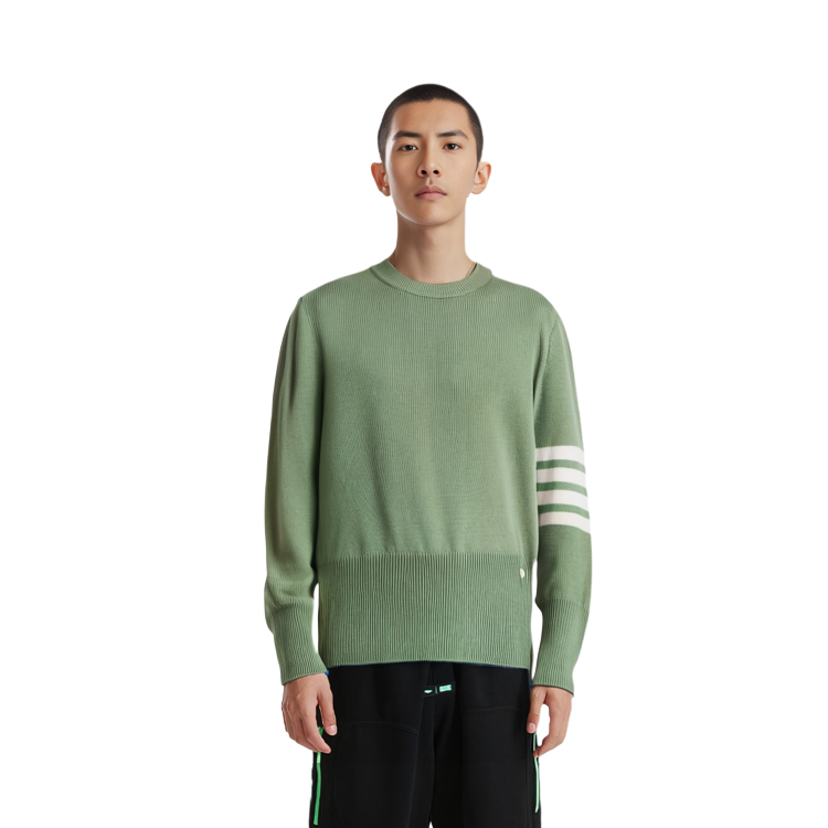 Sizing 汤姆布朗 FW22 绿色4条纹羊毛针织毛衣套头衫 秋季款 MKA317A-Y1026-350