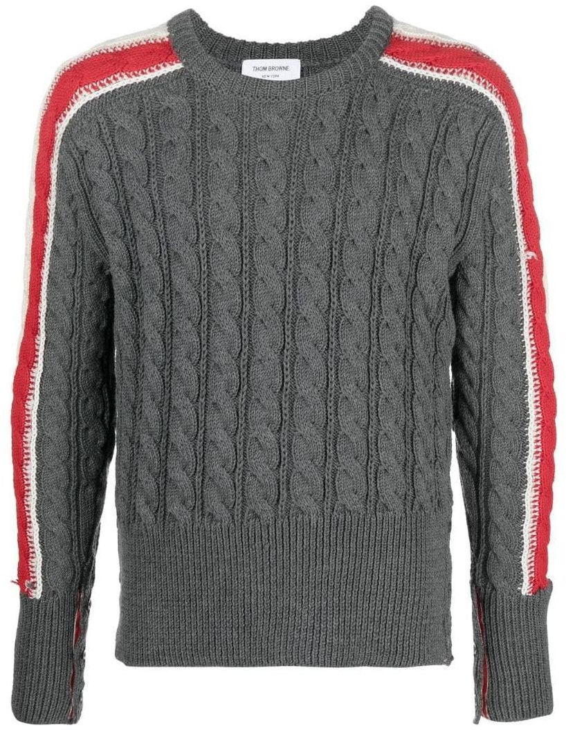 thom-browne-fw-22-grey-cable-knit-wool-sweater-with-tricolor-stripe-detailing-mka-389-a-y1024-035