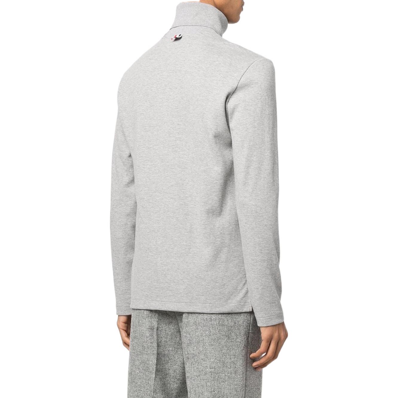 Purchase THOM BROWNE FW22 灰色高領針織毛衣 MJS184A-07323-055