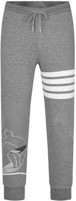 Thom Browne FW22 灰色三條紋彈性腰針織運動長褲 MJQ105E-00535-035 Buy Thom Browne FW22 灰色三條紋彈性腰針織運動長褲 MJQ105E-00535-035