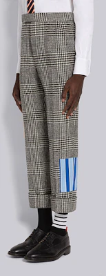THOM BROWNE FW22 Celana Kotak-Kotak Hitam/Putih Model Lurus. MTC186A-F0108-980 Purchase THOM BROWNE FW22 Celana Kotak-Kotak Hitam/Putih Model Lurus. MTC186A-F0108-980