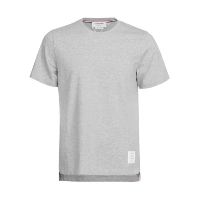 THOM BROWNE FW22 Solid Color Grey Crew Neck T-Shirt JH-MJS067A-00042-055