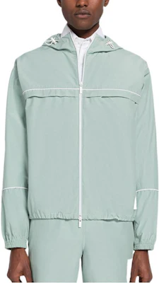 THOM BROWNE FW22 Blue Zip-Up Hooded Jacket MJT343A-07651-450 Buy THOM BROWNE FW22 Blue Zip-Up Hooded Jacket MJT343A-07651-450