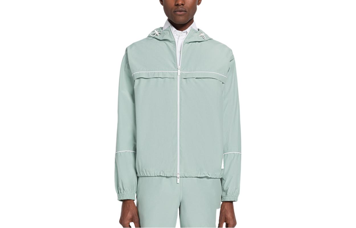 THOM BROWNE FW22 Blue Zip-Up Hooded Jacket MJT343A-07651-450 圖 2