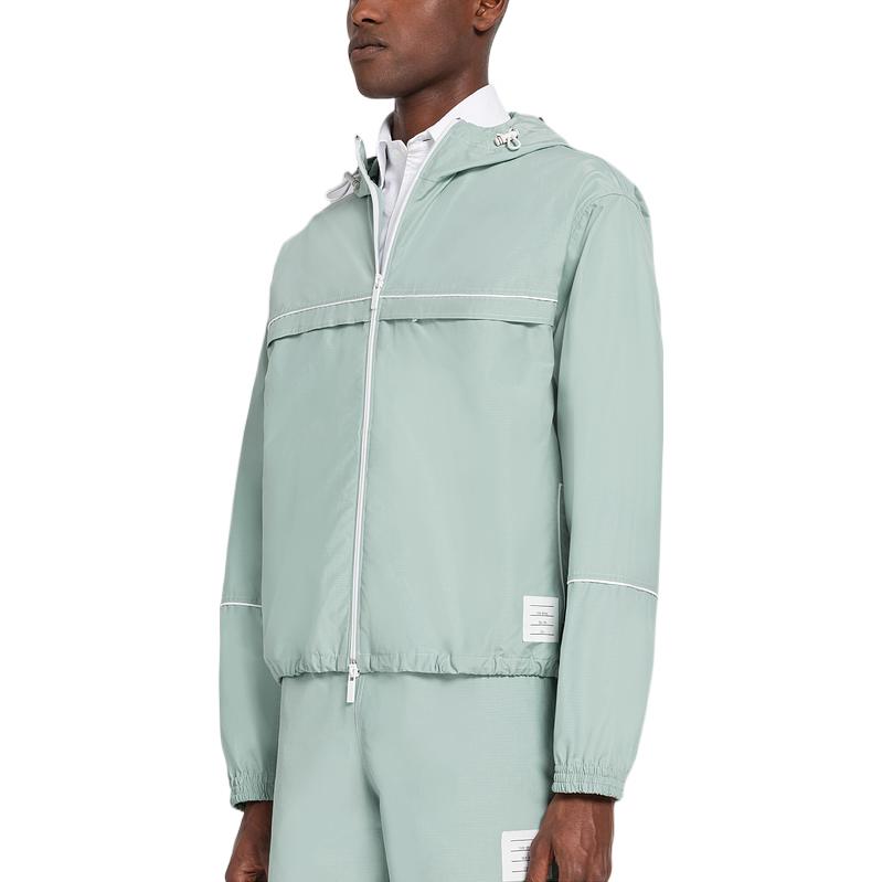 THOM BROWNE FW22 Blue Zip-Up Hooded Jacket MJT343A-07651-450 圖 5