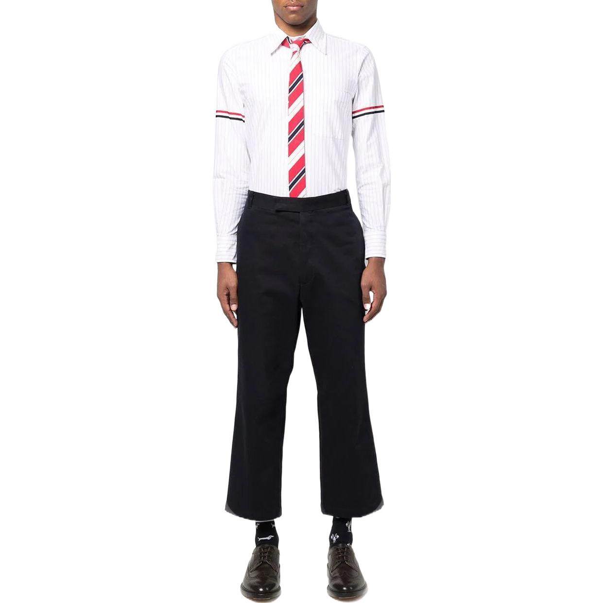 Thom Browne FW22 Button-Up Long Sleeve Shirt White MWL30-1AF0013-960 圖 3