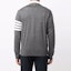 Shop THOM BROWNE FW22 Kardigan Sweater Wool Merino V-Neck Abu-abu Klasik. MKC002A-Y1014-038