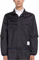 Order THOM BROWNE FW22 Detachable Sleeve Long Sleeve Jacket Navy Blue MJT352A-F0138-415