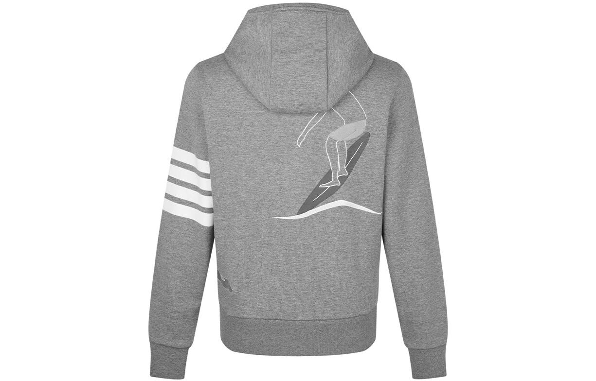 Thom Browne FW22 Embroidered Zip Hoodie Jacket  Grey MJT264E-00535-035 圖 3