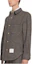Shop トム ブラウン FW22 ヘリンボーン シングルブレスト ジャケット ブラウン メンズ MJO055C-02508-210