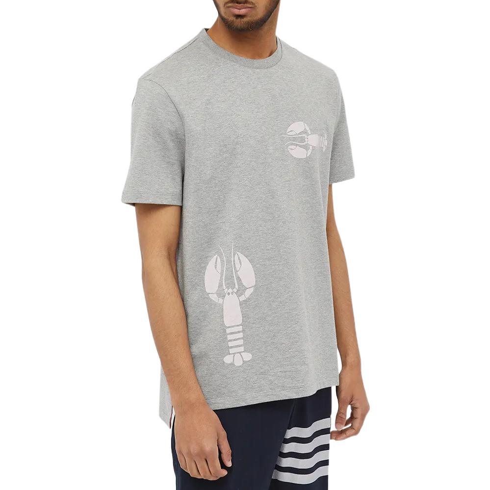 THOM BROWNE FW22 Lobster Print Crewneck Short Sleeve T-Shirt . MJS187A-01454-055 圖 3