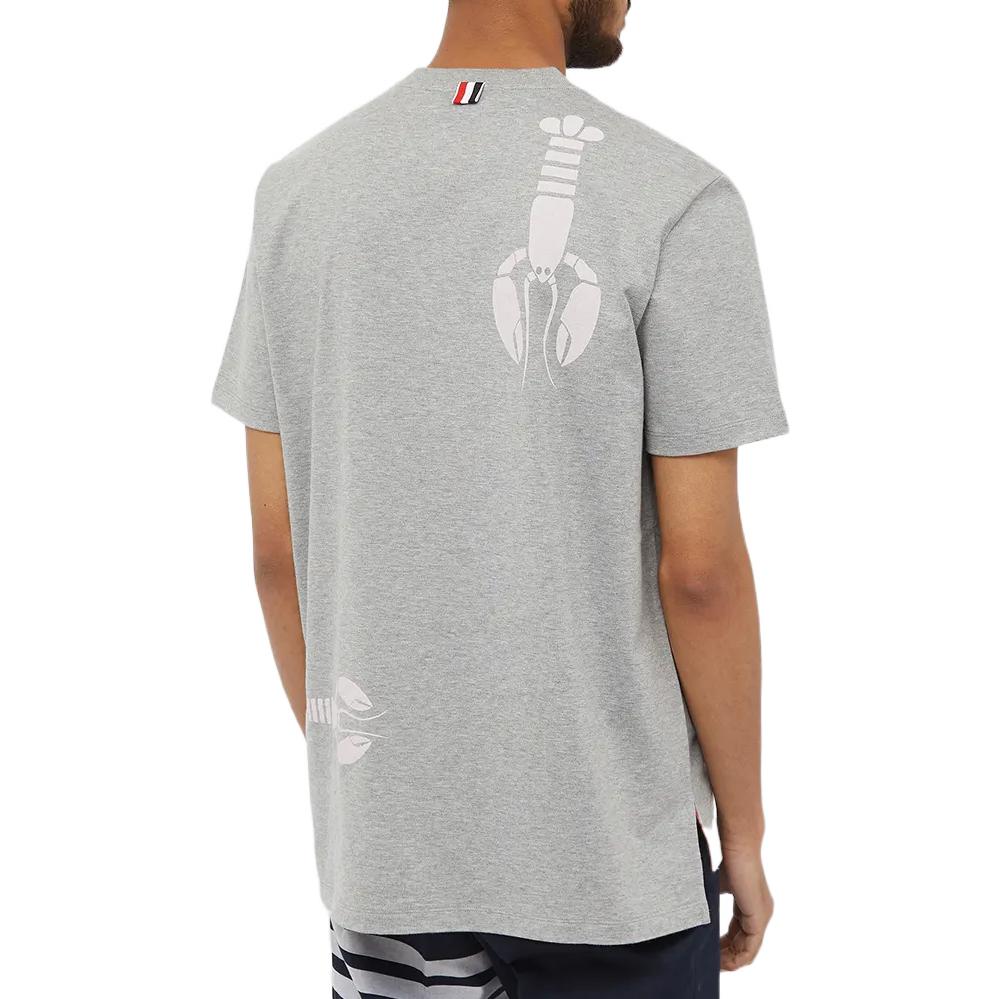 THOM BROWNE FW22 Lobster Print Crewneck Short Sleeve T-Shirt . MJS187A-01454-055 圖 4
