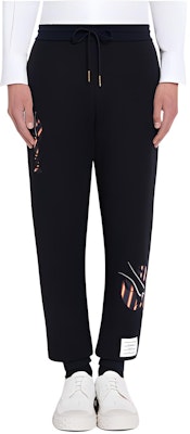 THOM BROWNE FW22 Celana Panjang Santai Pria Navy Polos Motif Drawstring. MJQ152-E0337-7415 Buy THOM BROWNE FW22 Celana Panjang Santai Pria Navy Polos Motif Drawstring. MJQ152-E0337-7415