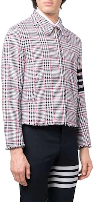 THOM BROWNE FW22 Jaket Kasual Pria Motif Garis Kotak Abu Terang MJO166T-07888-960 Purchase THOM BROWNE FW22 Jaket Kasual Pria Motif Garis Kotak Abu Terang MJO166T-07888-960