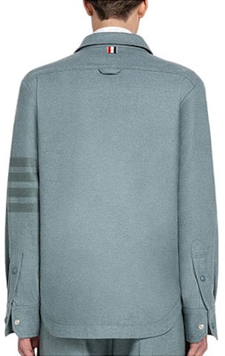 톰브라운 FW22 싱글브레스트 로고 포켓 재킷 네이비 백투스쿨 스타일 MJO055-A06393-420 Lookbook 톰브라운 FW22 싱글브레스트 로고 포켓 재킷 네이비 백투스쿨 스타일 MJO055-A06393-420