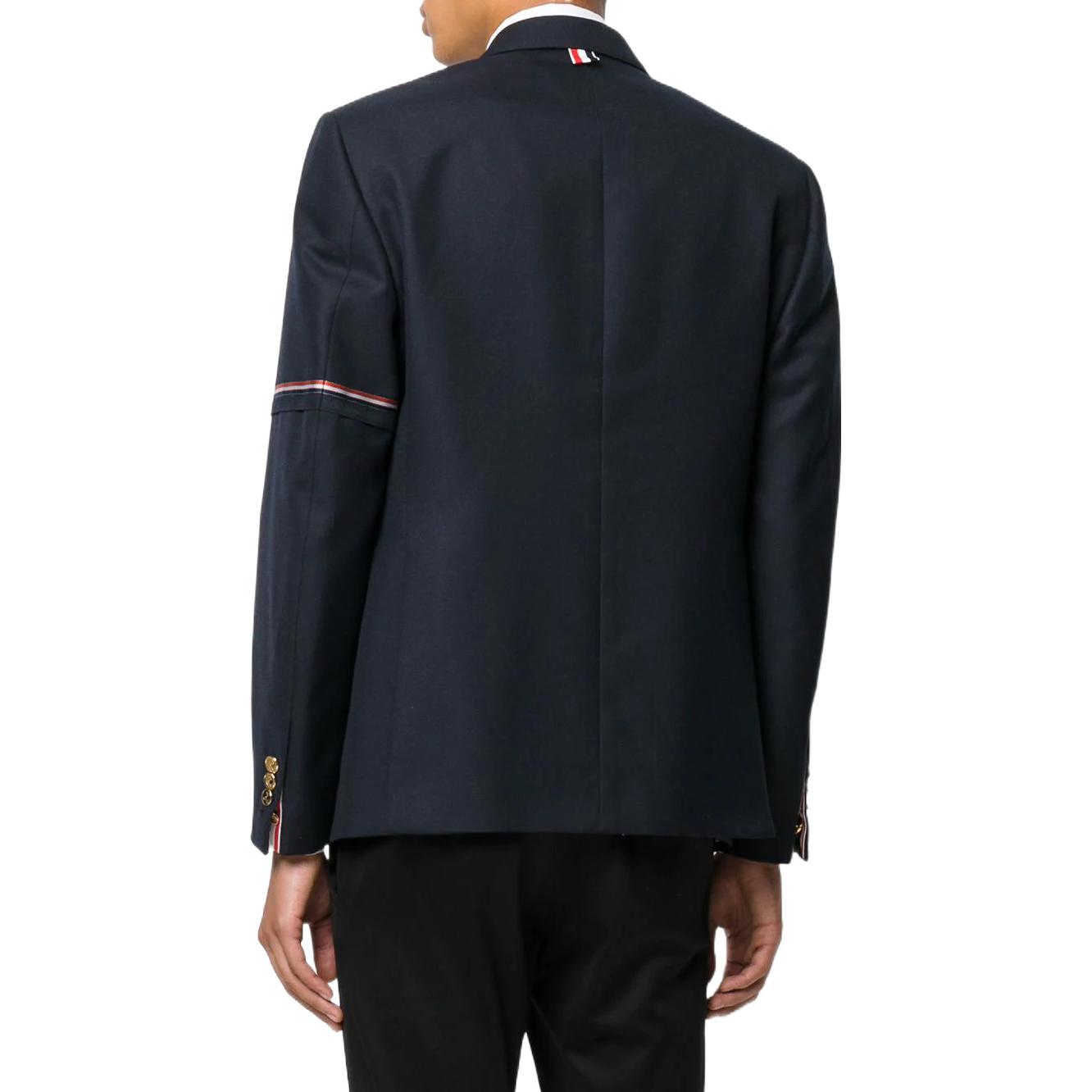 THOM BROWNE FW22 Single-Button Stripe Blazer  Black Back to School Edition MJC177A-02055-415 圖 5