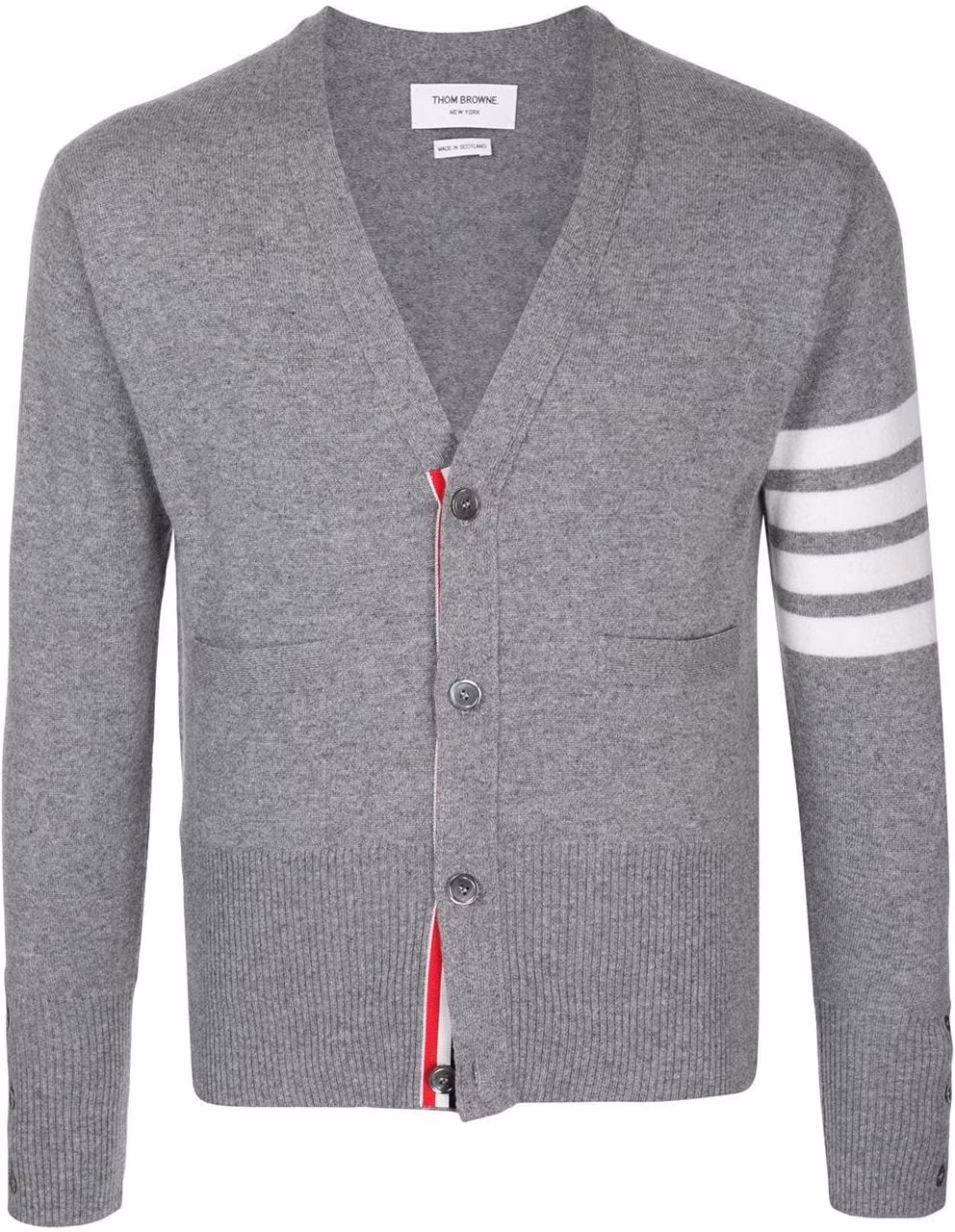 thom-browne-fw-22-solid-color-4-bar-v-neck-cashmere-sweater-grey-mkc-001-a-00011-055