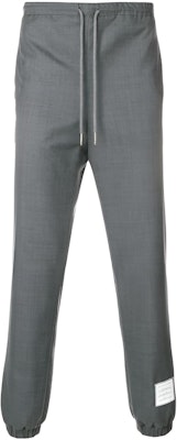 Thom Browne FW22 素色抽繩針織運動長褲 男 灰色 MTT011A-00626-035 Buy Thom Browne FW22 素色抽繩針織運動長褲 男 灰色 MTT011A-00626-035