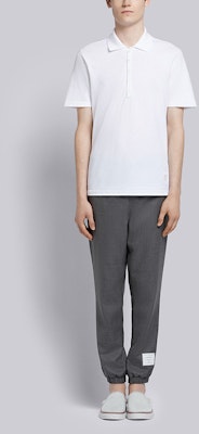 Thom Browne FW22 素色抽繩針織運動長褲 男 灰色 MTT011A-00626-035 Shop Thom Browne FW22 素色抽繩針織運動長褲 男 灰色 MTT011A-00626-035