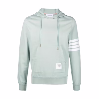 Thom Browne FW22 Solid Color Green Hoodie Long Sleeve MJT338-AJ0010-457