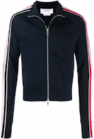 Thom Browne FW22 Solid Color Side Stripe Long-Sleeve Jacket Black MJT221A-06168-415 Thom Browne FW22 Solid Color Side Stripe Long-Sleeve Jacket Black MJT221A-06168-415