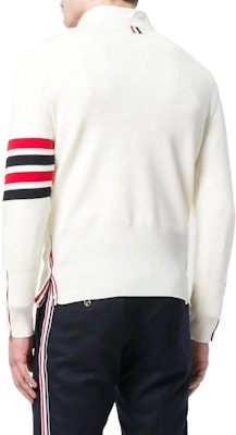 톰브라운 FW22 스트라이프 크루넥 울 스웨터 오프화이트 풀오버. MKA189A-00014-100 Purchase 톰브라운 FW22 스트라이프 크루넥 울 스웨터 오프화이트 풀오버. MKA189A-00014-100