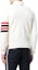 Purchase 톰브라운 FW22 스트라이프 크루넥 울 스웨터 오프화이트 풀오버. MKA189A-00014-100
