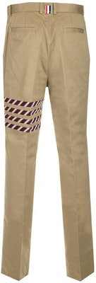 THOM BROWNE 2022秋冬條紋細節高腰直筒長褲卡其色男款 MTU316A-03788-275 Lookbook THOM BROWNE 2022秋冬條紋細節高腰直筒長褲卡其色男款 MTU316A-03788-275