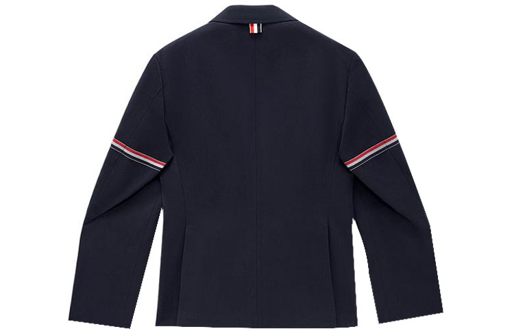 THOM BROWNE FW22 Striped Print Single-Breasted Suit Navy Blue for Men. MJU426A-F0092-415 圖 3