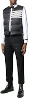Lookbook THOM BROWNE FW22 Striped Single-Breasted Vest Black MVD017X-05411-001