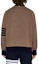 Purchase THOM BROWNE FW23 Brown Classic 4-Bar Wool Colorblock Sweater. MKA467A-Y1026-215