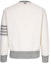 Lookbook THOM BROWNE FW23 Classic 4-Stripe Wool Knit Pullover Sweater - Putih MKA467A-Y1026-100