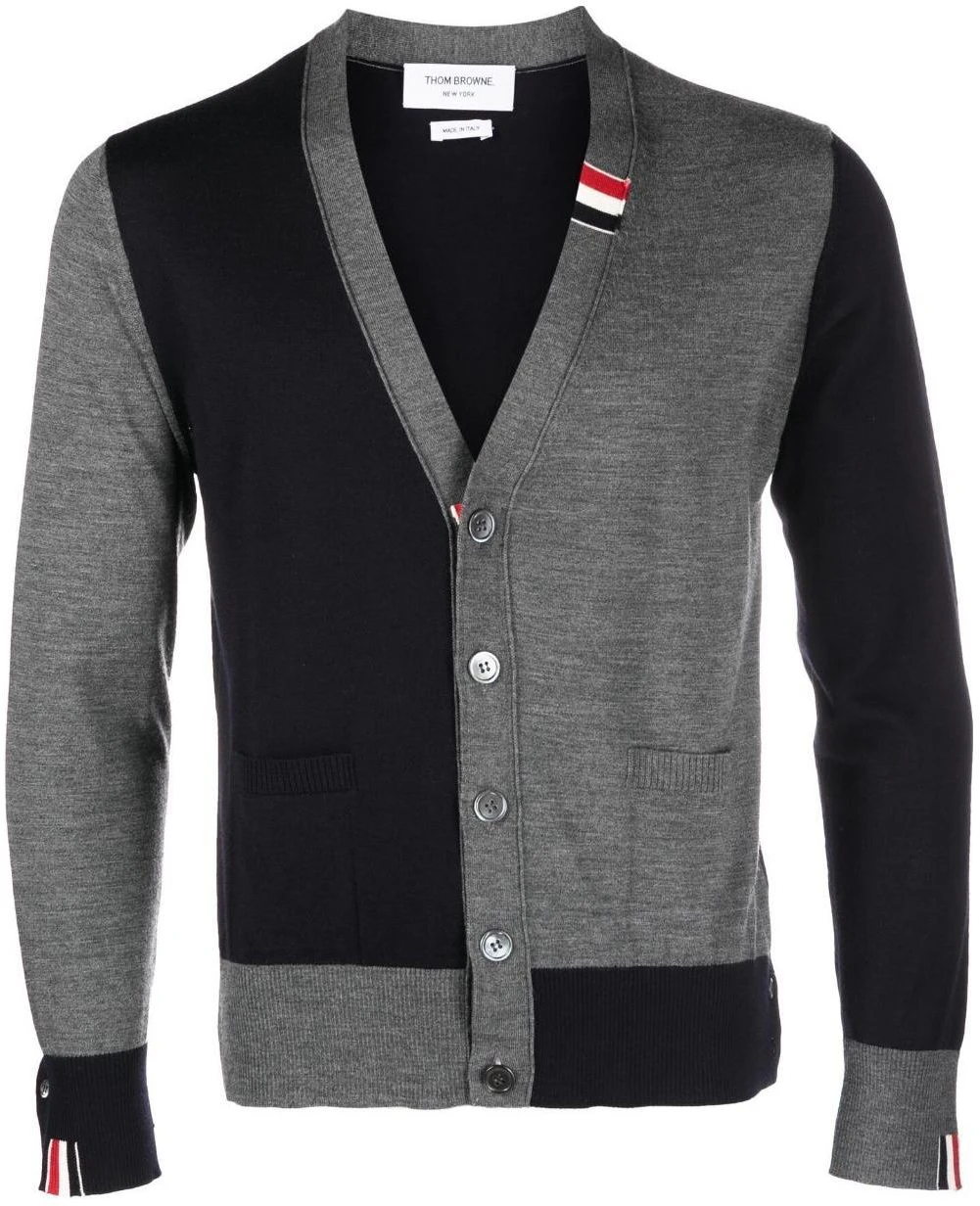 thom-browne-fw-23-grey-blue-v-neck-wool-cardigan-sweater-mkc-489-f-y1014-415
