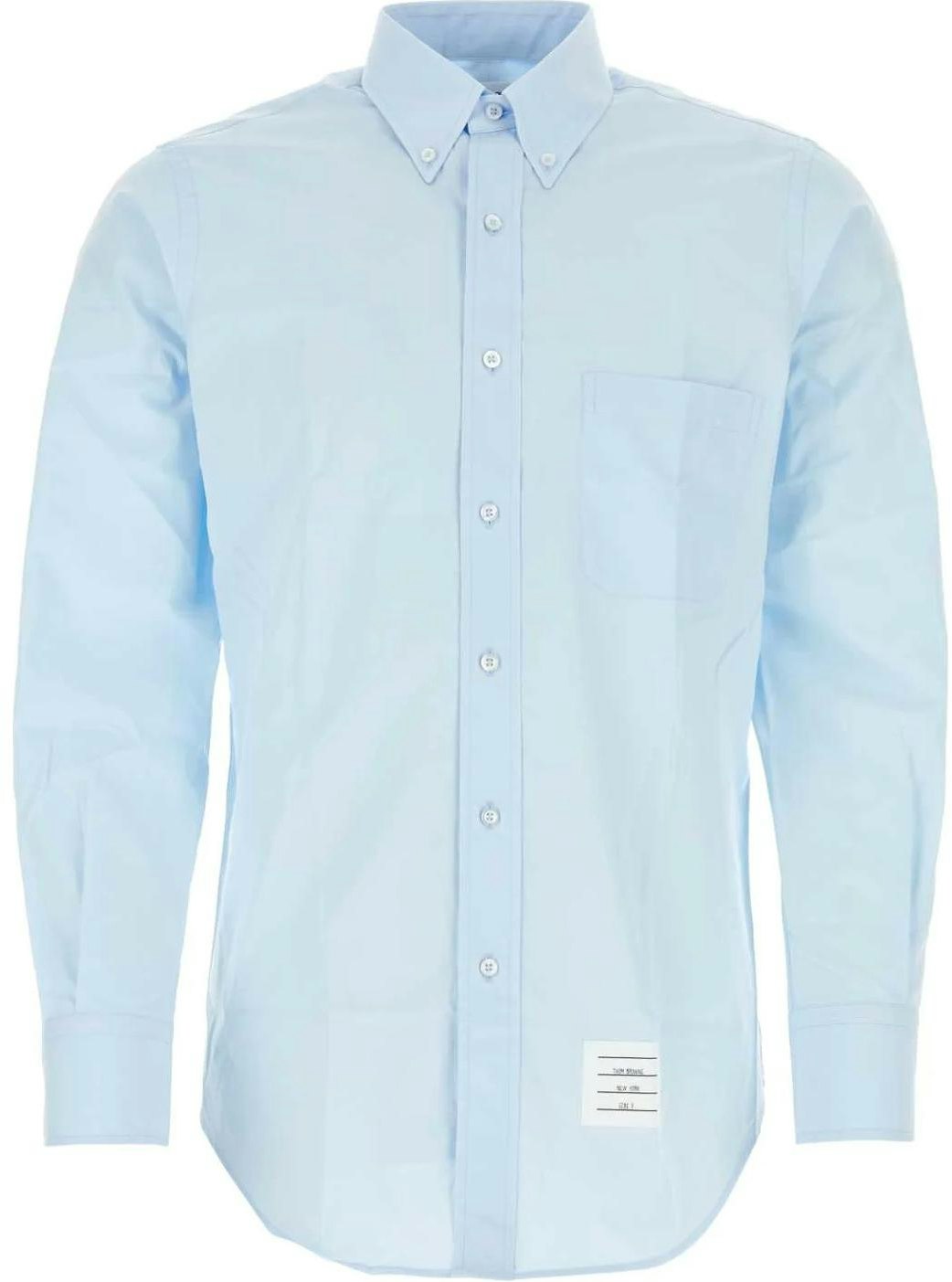 thom-browne-fw-23-light-blue-patch-logo-button-up-long-sleeve-shirt-mwl-001-a-03113-480